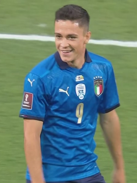 Giacomo Raspadori, autore del gol vincente nella gara di Nations League tra Italia e Inghilterra