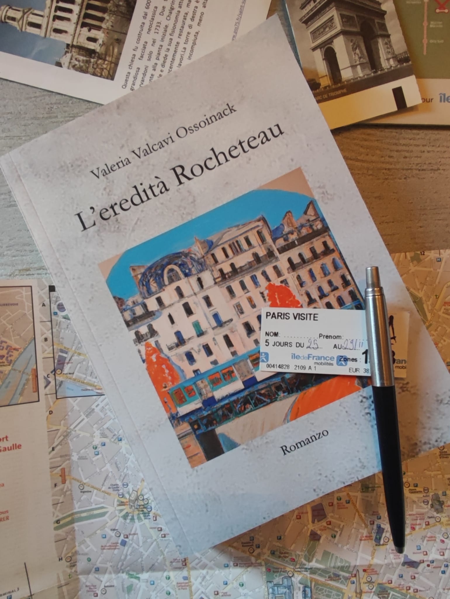 Valeria Valcavi Ossoinack presenta il suo ultimo libro: “L’eredità Rocheteau”