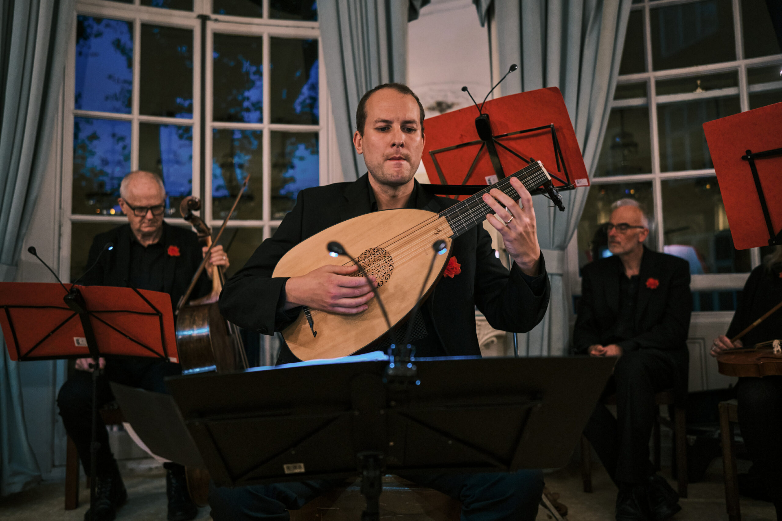 La Monteverdi String Band in The Madrigal Reimagined, evento organizzato da British Italian Society (photo credits Chiara Fabbro)