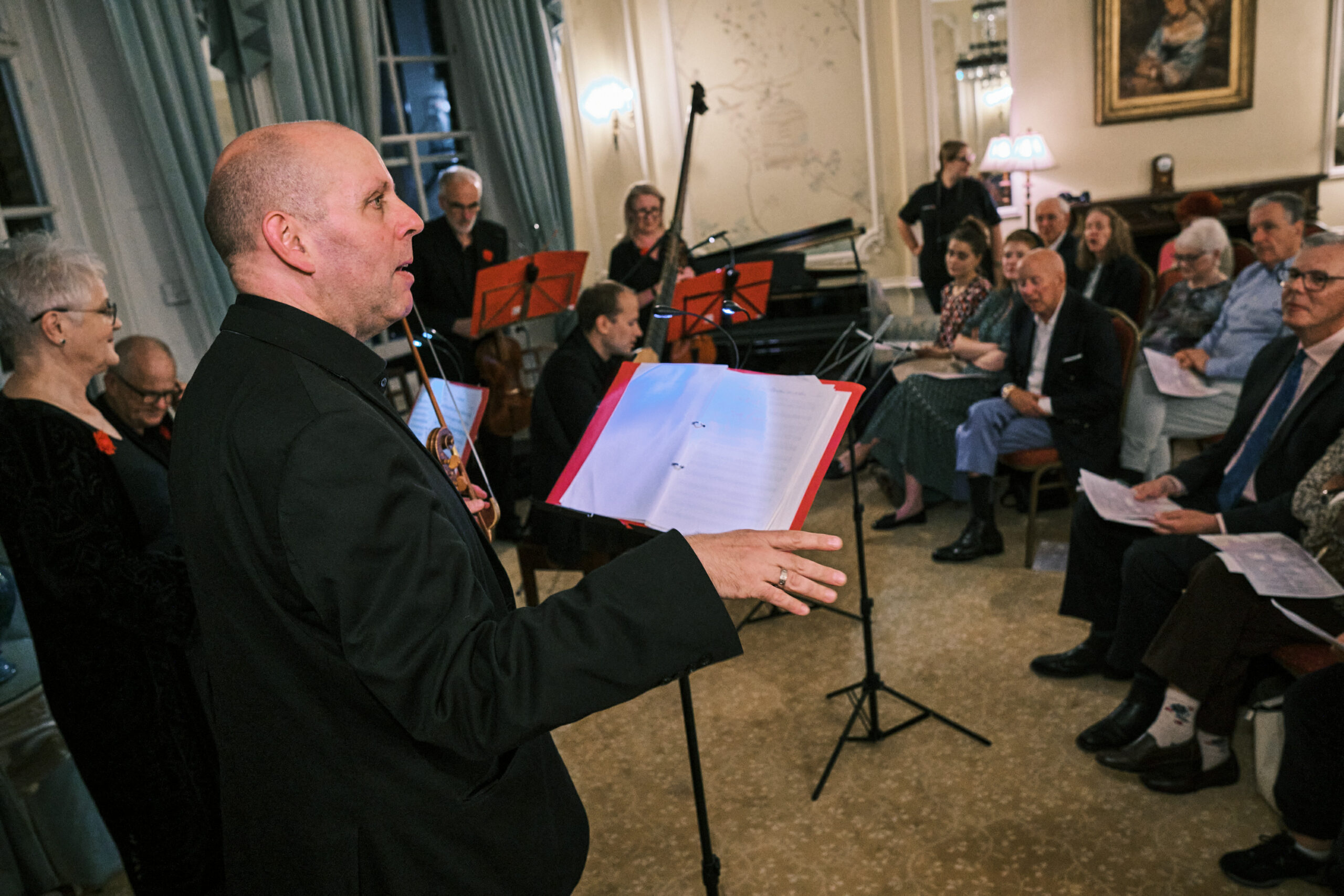 La Monteverdi String Band in The Madrigal Reimagined, evento organizzato da British Italian Society (photo credits Chiara Fabbro).