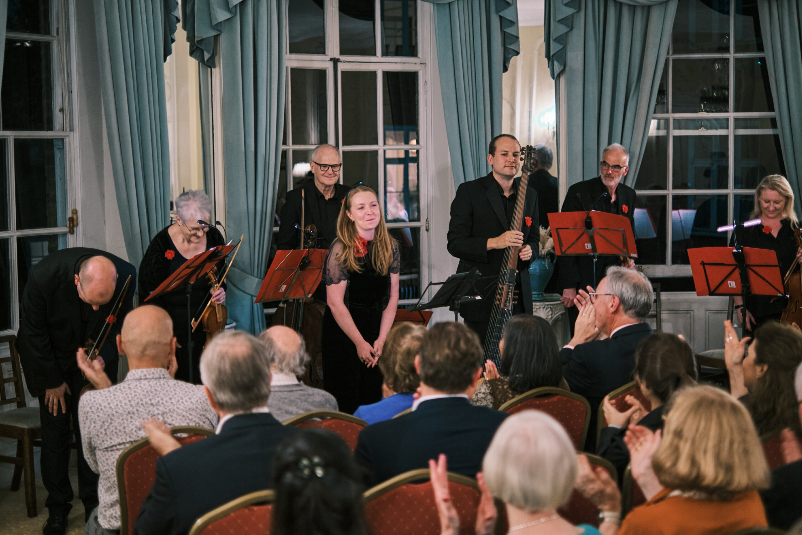 La Monteverdi String Band in The Madrigal Reimagined, evento organizzato da British Italian Society (photo credits Chiara Fabbro).